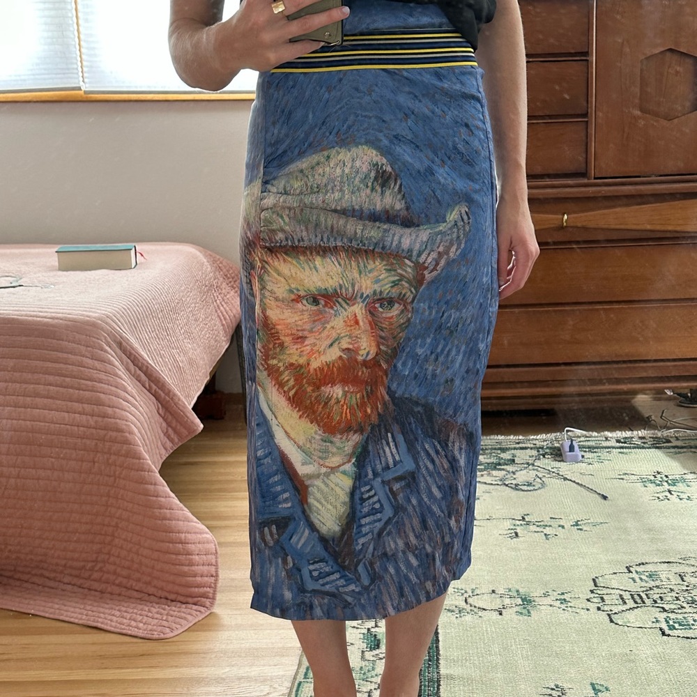 Can Gogh High Waisted Midi Skirt - image 6